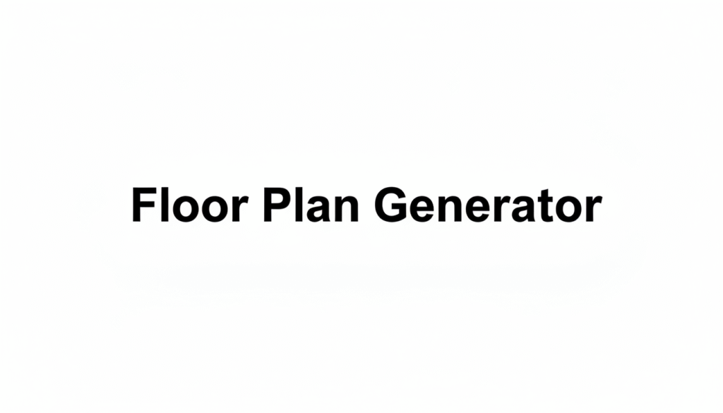 Floor Plan Generator